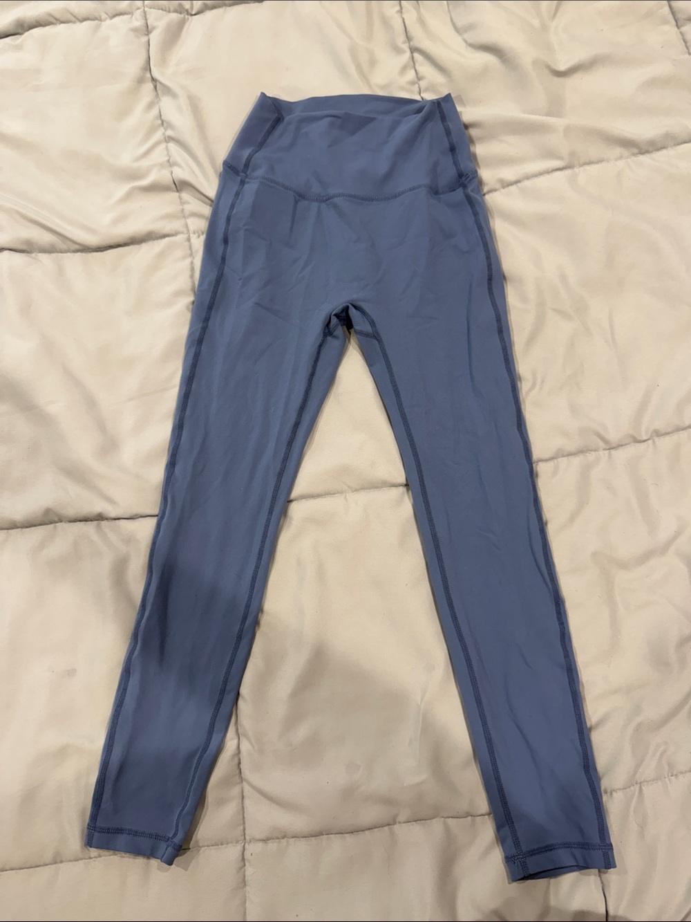 Blue yoga pants